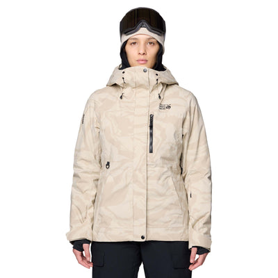 Mountain Hardwear Women's Powder Maven Jacket 2026 160 FOSSIL ROCKSTRA