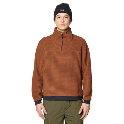 Mountain Hardwear Men's Summit Grid Big Grid Half Zip 2026 210 COCOA BROWN