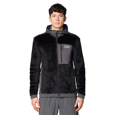 Mountain Hardwear Men's Polartec High Loft Hooded Jacket 2026 010 BLACK VOLCANIC