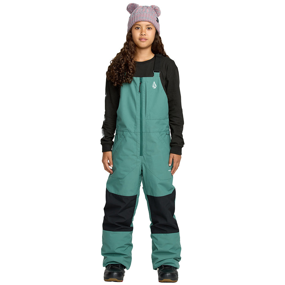Volcom Junior's Barkley Insulated Bib Overalls 2026 SUG SPRUCE GREEN