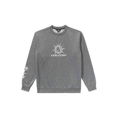 Volcom Men's Hydro Crew 2026 HEATHER BLACK