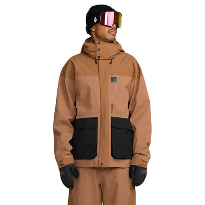 Volcom Men's Kleveland Jacket 2026 TBR TERRA BROWN