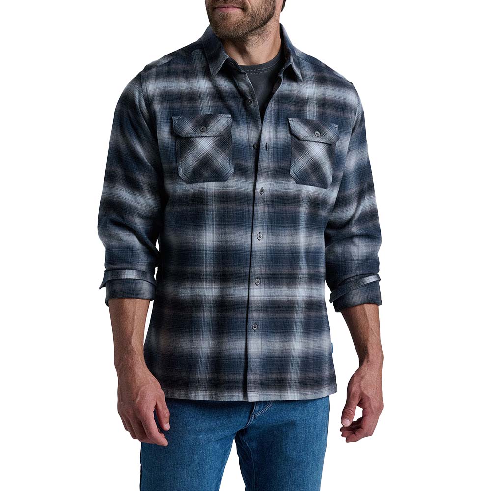 KUHL Men's Dillingr Flannel Long Sleeve 2026 IRG IRON GREY