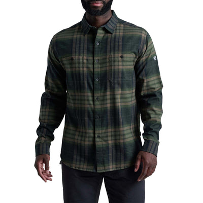 KUHL Men's Fugitive Flannel Long Sleeve 2026 DFO DARK FOREST