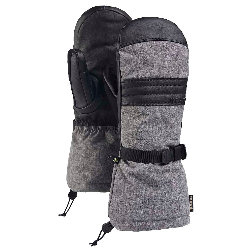 Burton Men's Warmest GORE-TEX Mittens 2026 A38 GRAY HEATHER