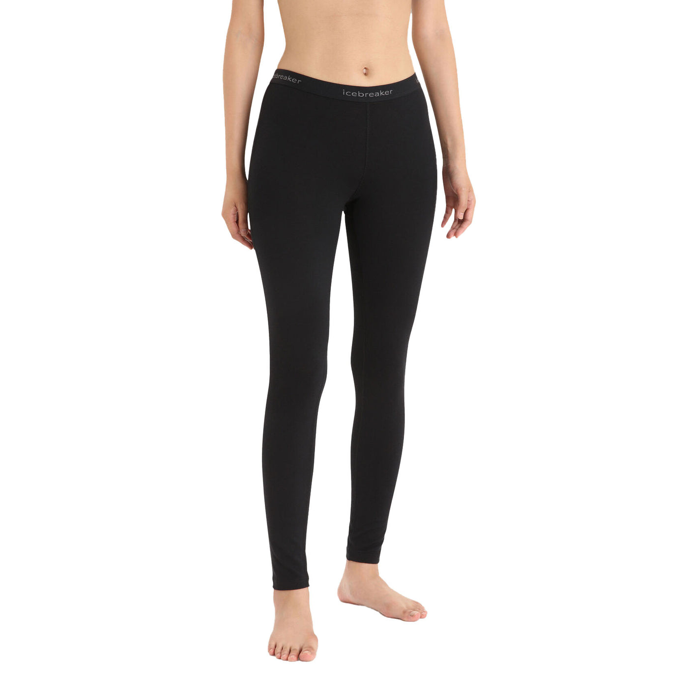 Icebreaker Women's Merino 200 Oasis Leggings 2025 BLACK