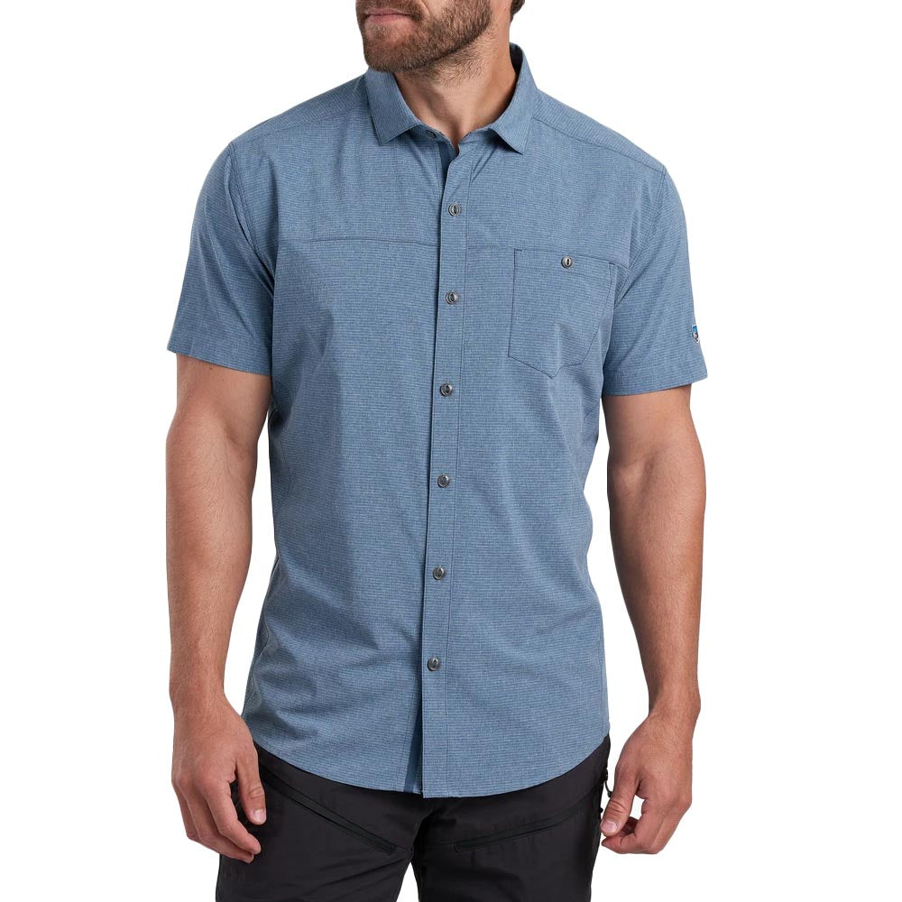 KUHL Men's Optimizr Short Sleeve Shirt 2025 ENDS ENDLESS SEA