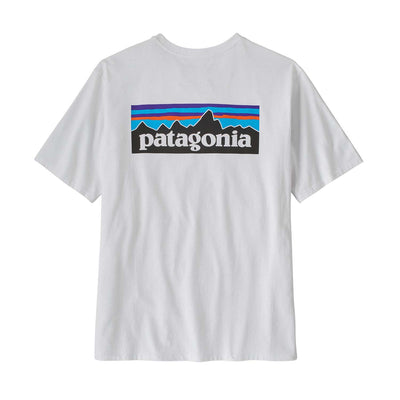Patagonia Men's P-6 Logo Responsibili-Tee 2025 WHITE