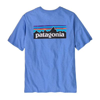 Patagonia Men's P-6 Logo Responsibili-Tee 2025 ABNB ABUNDANT BLUE