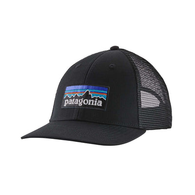 Patagonia P-6 Logo LoPro Trucker Hat 2025 BLACK