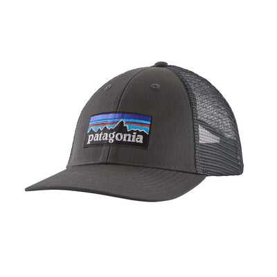 Patagonia P-6 Logo LoPro Trucker Hat 2025 FORGE GREY