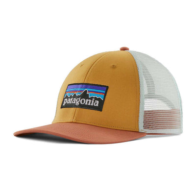 Patagonia P-6 Logo LoPro Trucker Hat 2025 PUFFERFISH GOLD
