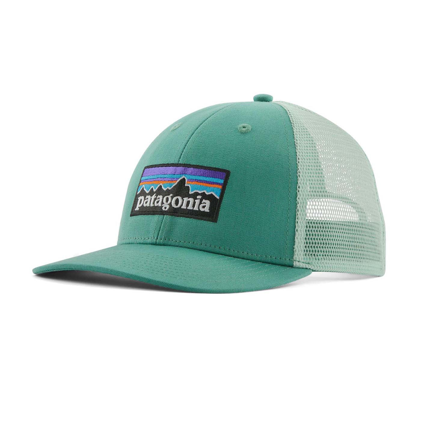 Patagonia P-6 Logo LoPro Trucker Hat 2025 HTLG HEARTLEAF GREEN