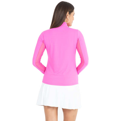 IBKUL Women's Solid Long Sleeve Mock Neck Top 2025
