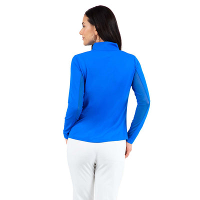 IBKUL Women's Solid Long Sleeve Mock Neck Top 2025