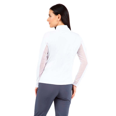 IBKUL Women's Solid Long Sleeve Mock Neck Top 2025