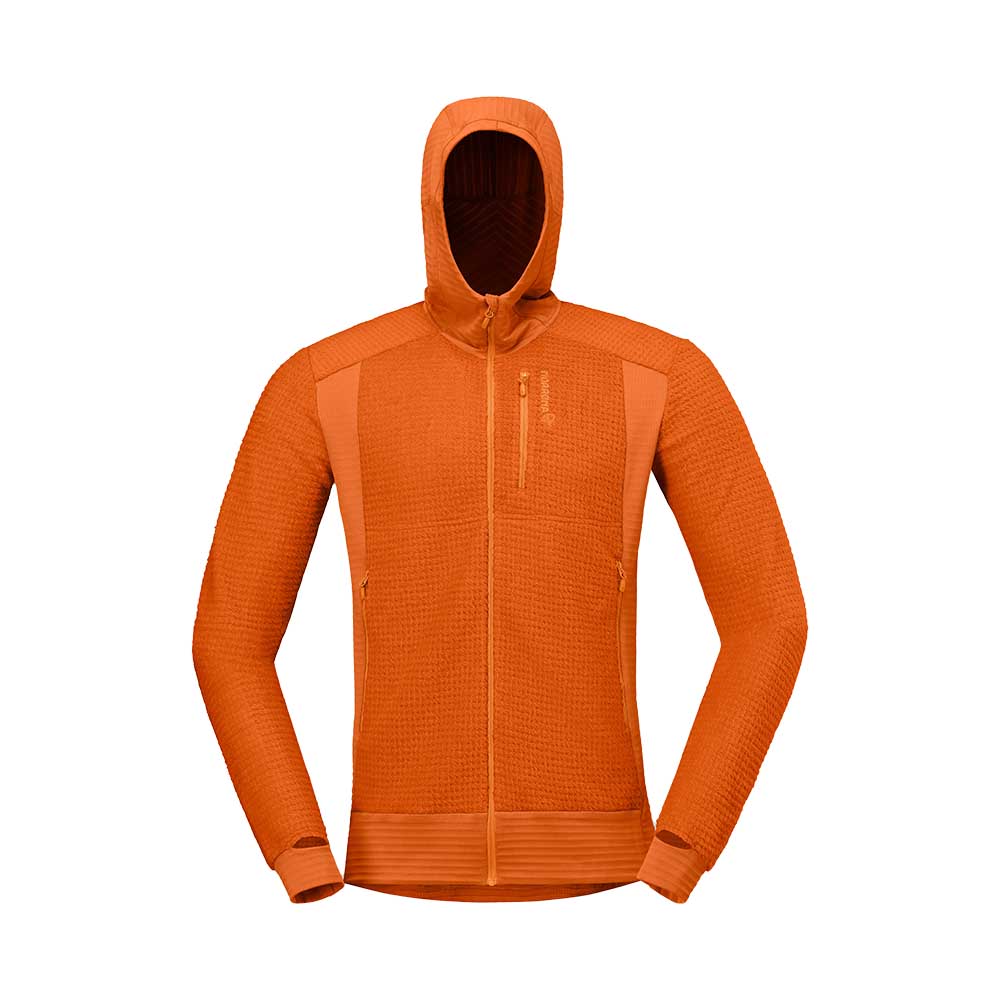 Norrona Men's Falketind Alpha120 Zip Hood 2026 1002 GOLD FLAME
