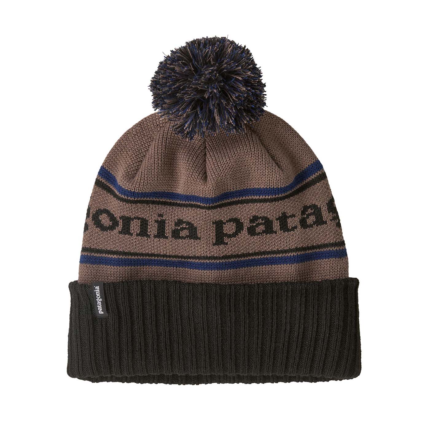 Patagonia Powder Town Beanie 2026 PLML PARK STRIPE MARLOW BROWN