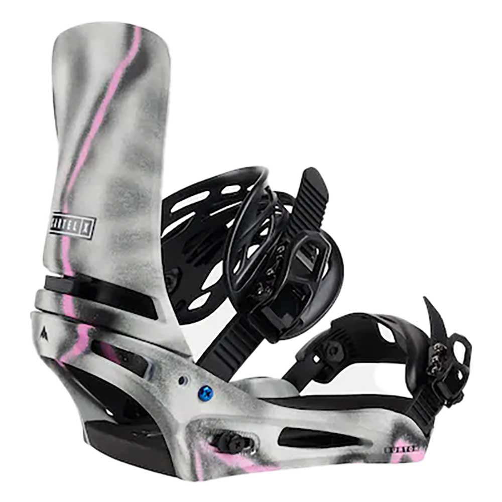 Burton Men's Cartel X Re:Flex Snowboard Bindings 2026 GRAY/PINK