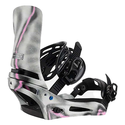 Burton Men's Cartel X Re:Flex Snowboard Bindings 2026 GRAY/PINK