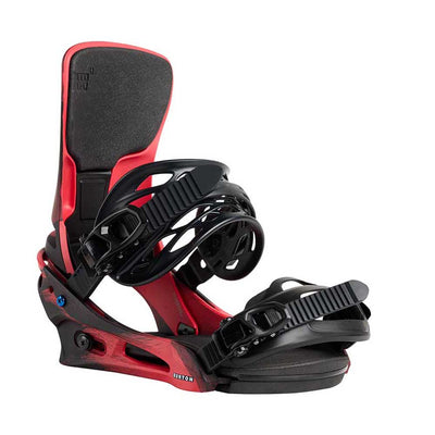 Burton Men's Cartel X Re:Flex Snowboard Bindings 2026 BLACK/RED