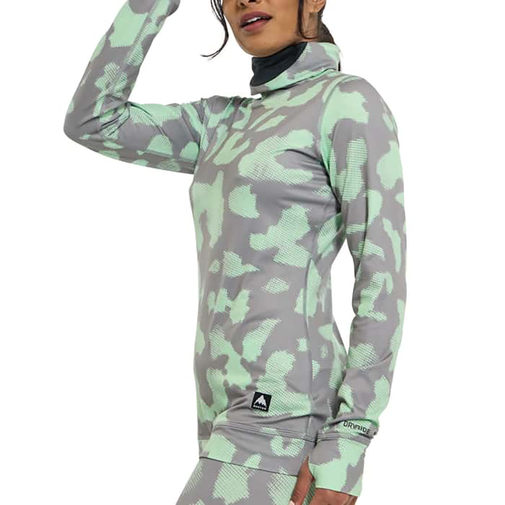 Burton Women's Midweight Base Layer Long Neck Shirt 2026 ROSETTE