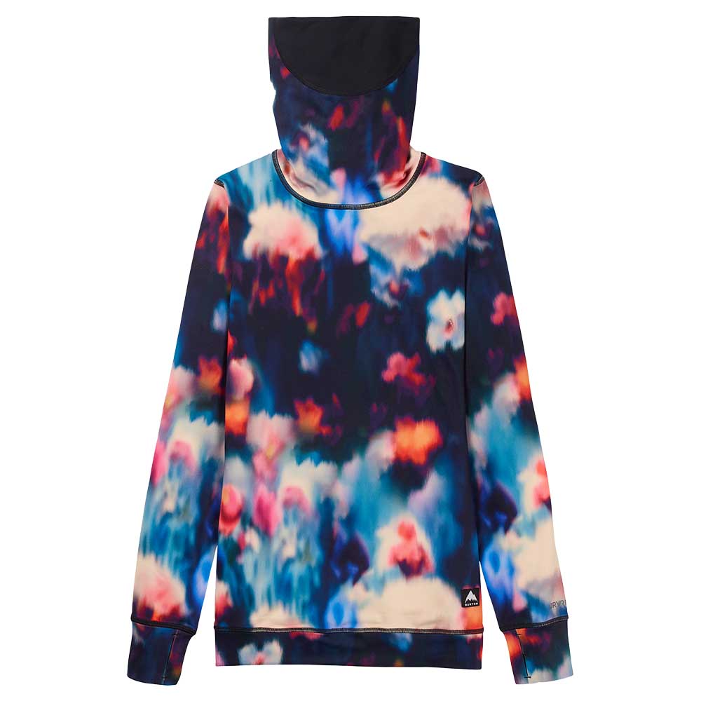 Burton Women's Midweight Base Layer Long Neck Shirt 2026 EZH FLORAL BLUR