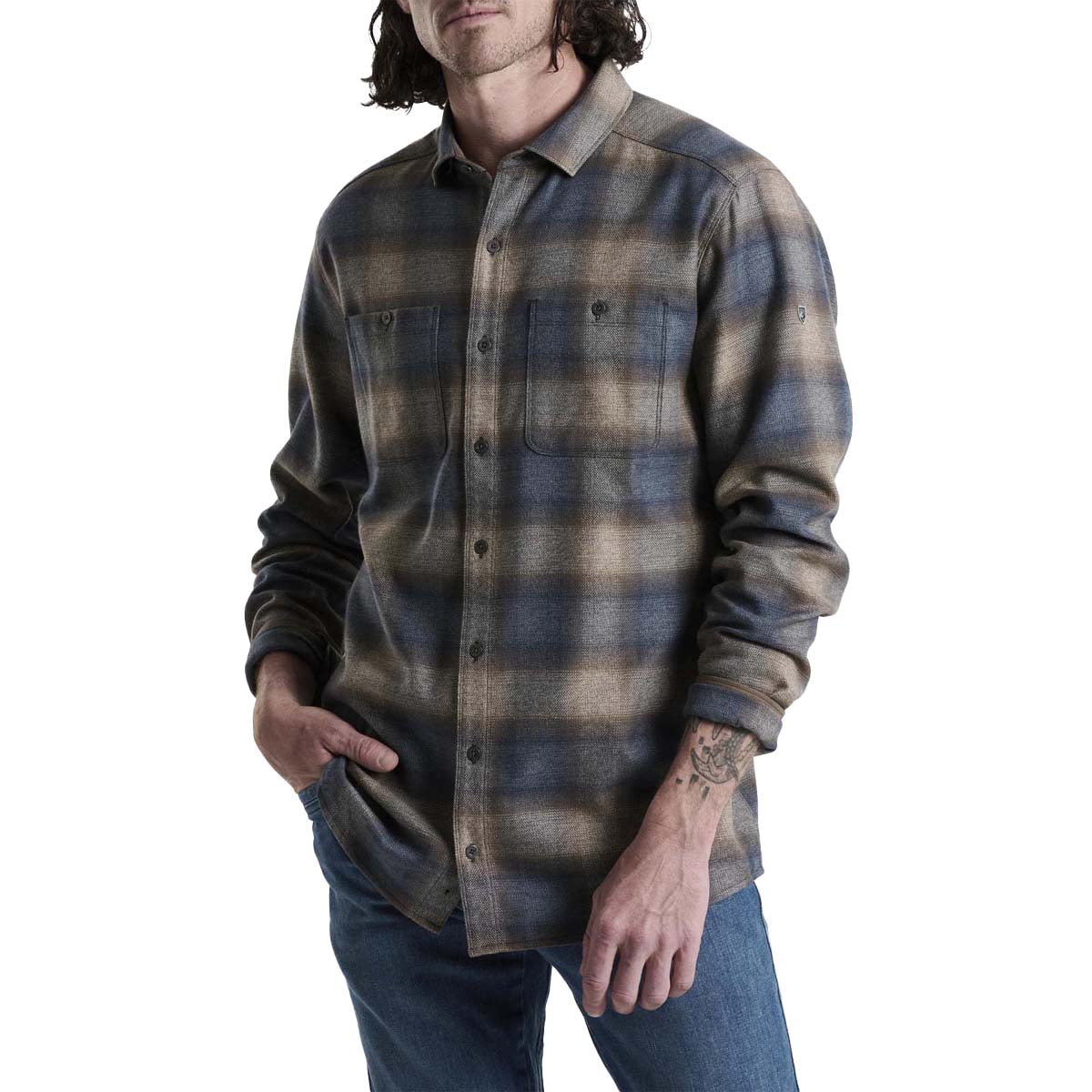 KUHL Men's The Law Flannel 2026 MDNT MIDNIGHT TIMBER