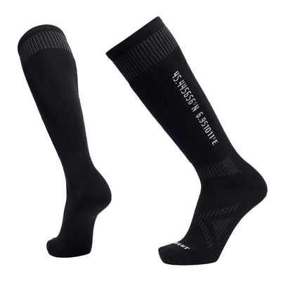 Le Bent Core Targeted Cushion Snow Socks 2025 BLACK