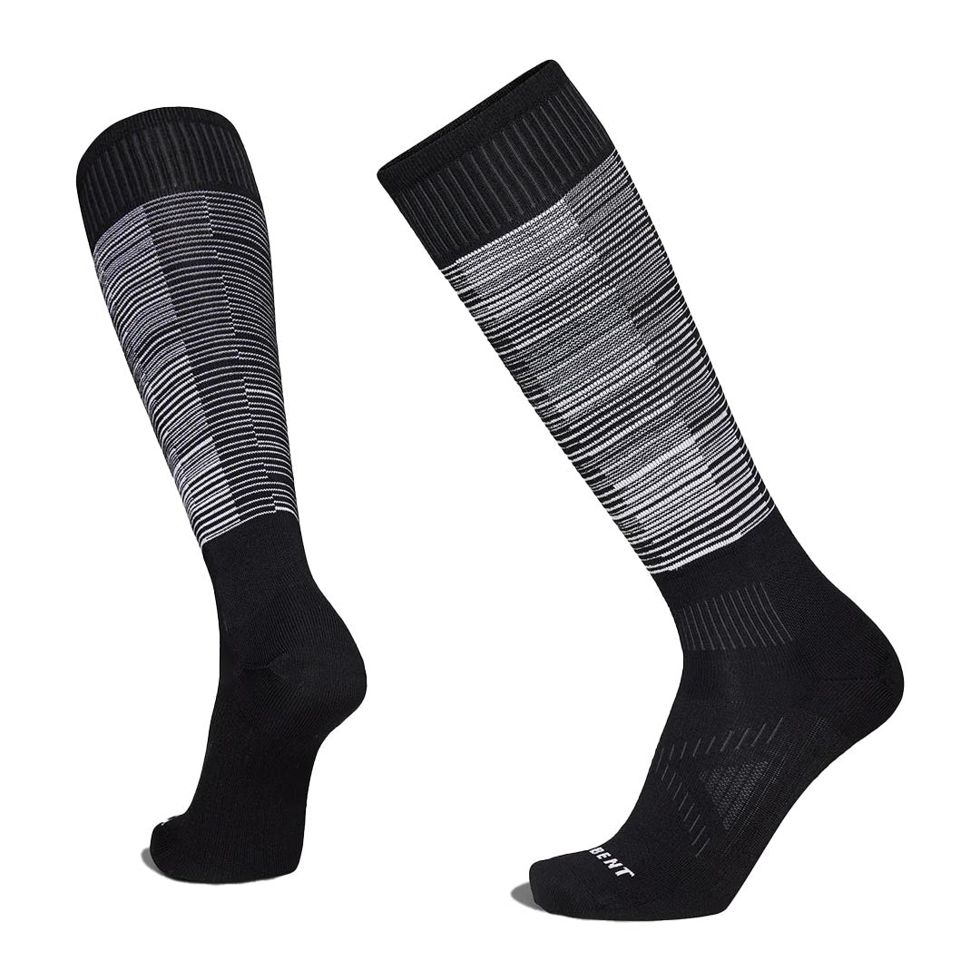 Le Bent Glacier Targeted Cushion Snow Socks 2025 BLACK