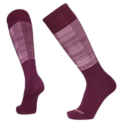 Le Bent Glacier Targeted Cushion Snow Socks 2025 MAUVE WINE