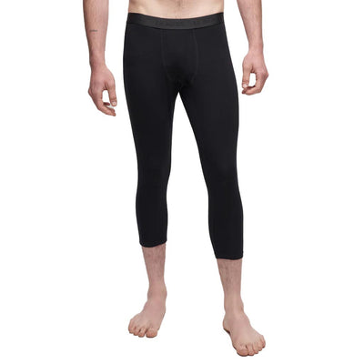 Le Bent Men's Core Lightweight 3/4 Bottom Base Layer 2025 BLACK