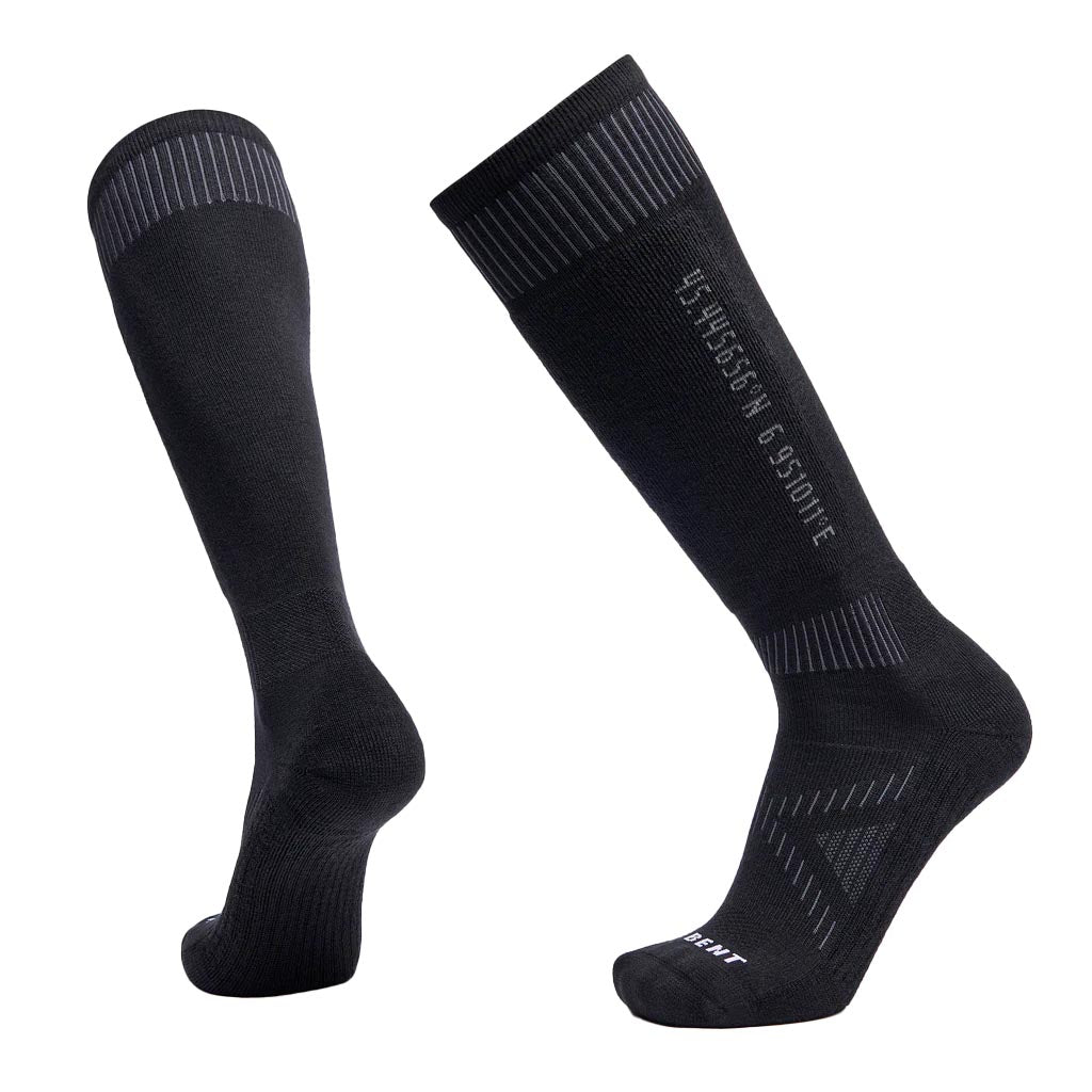 Le Bent Core Light Cushion Snow Socks 2025 BLACK