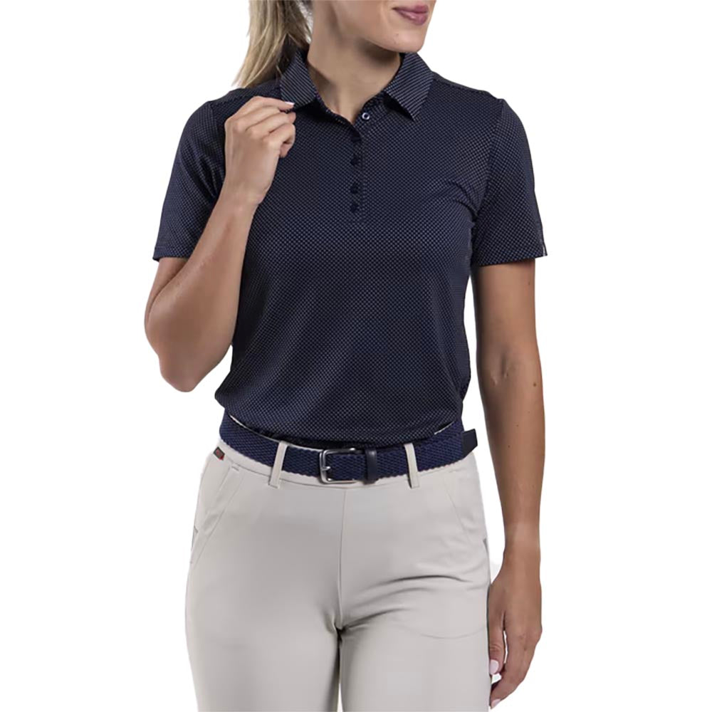 KJUS Women's Eve Sleeveless Golf Polo 2025 ATLANTA BLUE