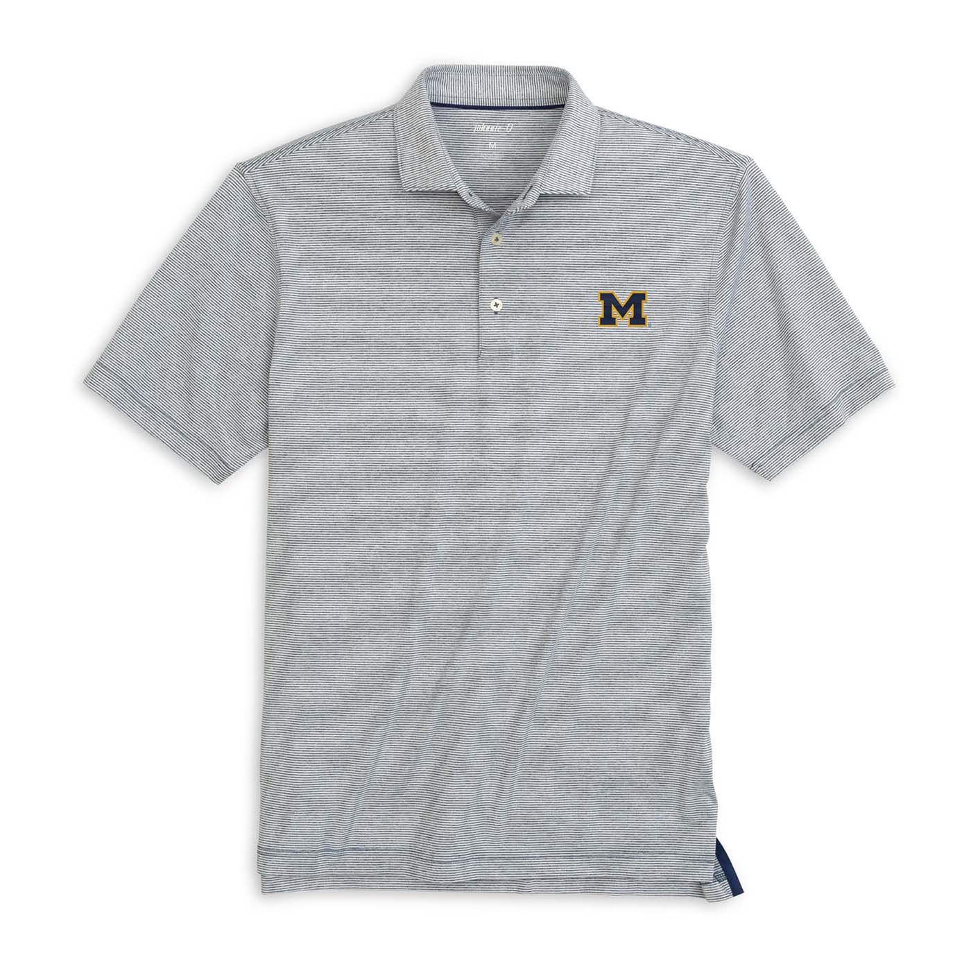 Johnnie-O Men's Lyndonn Polo - University of Michigan 2025 HEATHER TWILIGHT