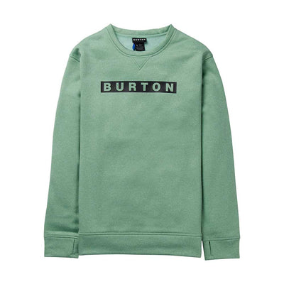 Burton Men's Oak Crewneck Fleece 2025 E3T SOFT SAGE HEATHER