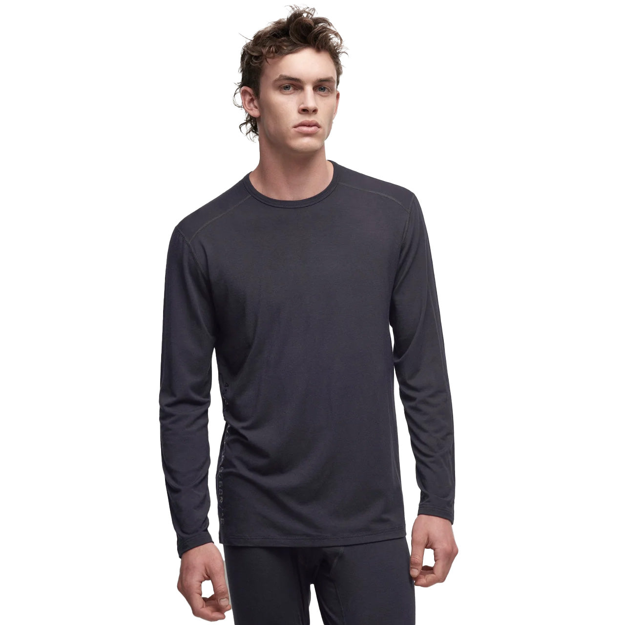 Le Bent Men's Core Midweight Crew Base Layer 2025 DARK CLOUD