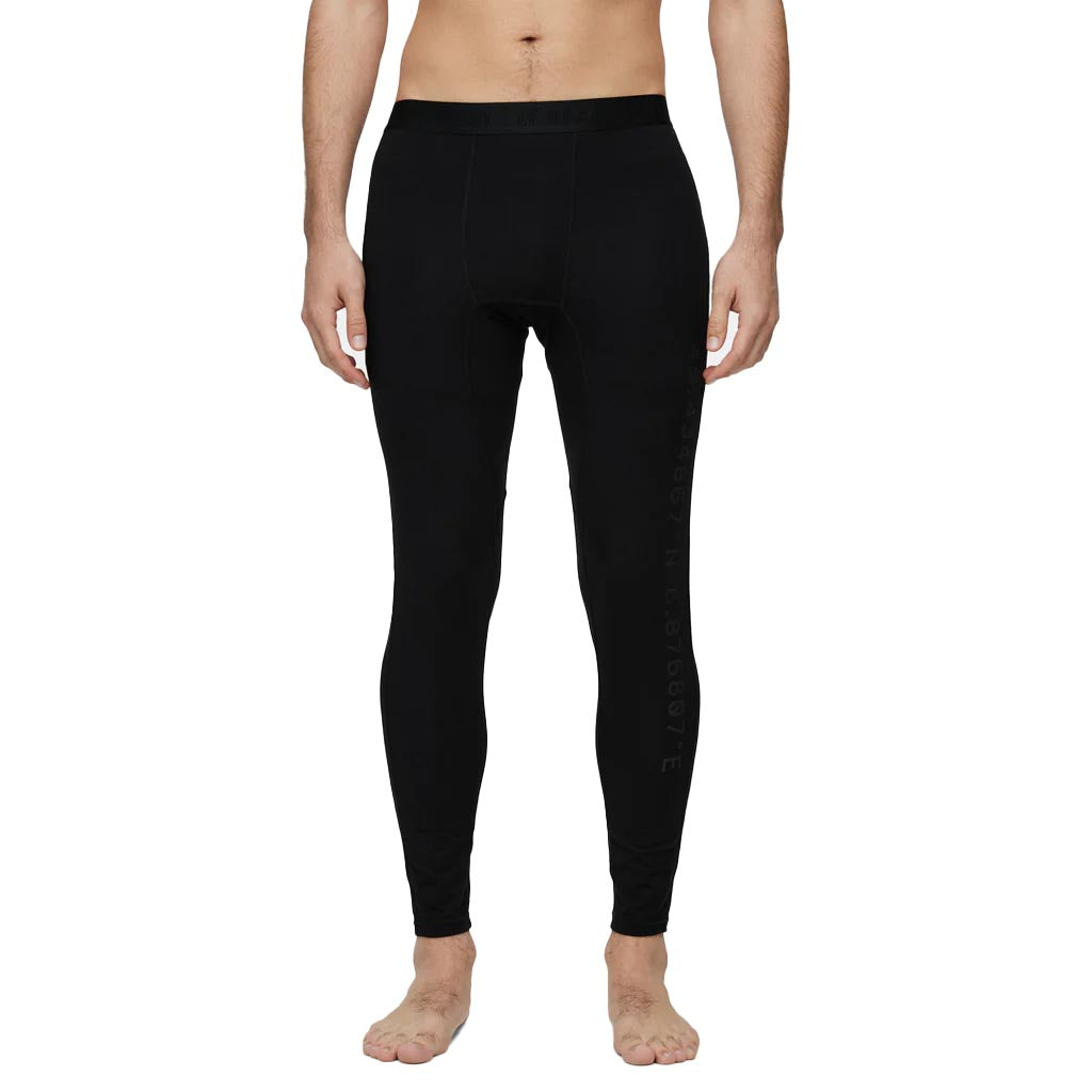 Le Bent Men's Core Midweight Bottom Base Layer 2025 BLACK