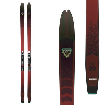 Rossignol BC 80 Positrack Skis with BC Auto Bindings 2026 166
