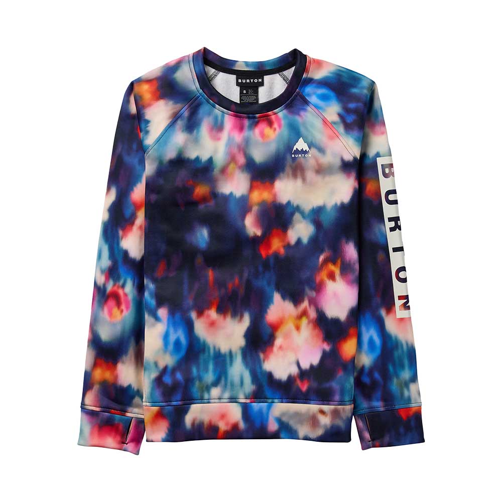 Burton Women's Oak Crewneck Fleece 2026 EZH FLORAL BLUR