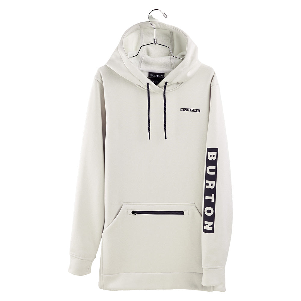 Burton Women's Oak Long Pullover Hoodie 2026 F24 STOUT WHITE HEATHER