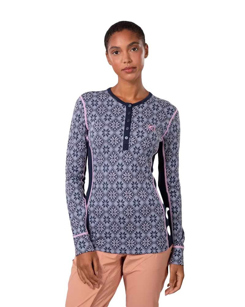 Kari Traa Women's Rose Long Sleeve Baselayer 2025 DARK NAVY BLUE