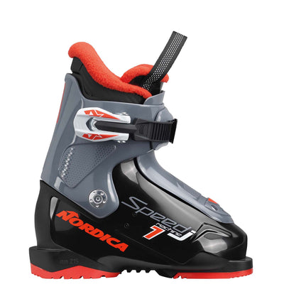 Nordica Boy's Speedmachine J 1 Ski Boots 2026 BLACK/ANTHRACITE/RED