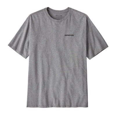 Patagonia Men's P-6 Logo Responsibili-Tee 2025 GRAVEL HEATHER