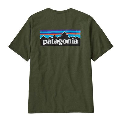 Patagonia Men's P-6 Logo Responsibili-Tee 2025 TORREY PINE GREEN
