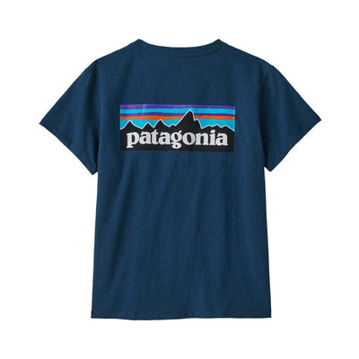 Patagonia Women's P-6 Logo Responsibili-Tee 2025 TIDEPOOL BLUE