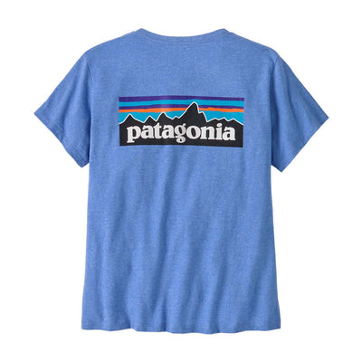 Patagonia Women's P-6 Logo Responsibili-Tee 2025 ABNB ABUNDANT BLUE