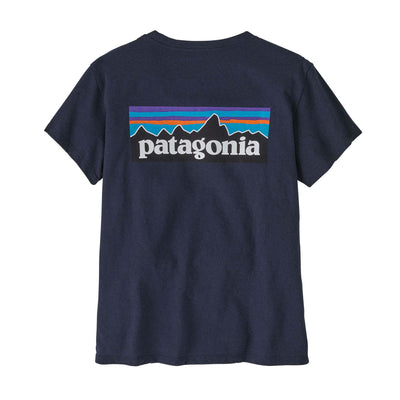 Patagonia Women's P-6 Logo Responsibili-Tee 2025 NEW NAVY