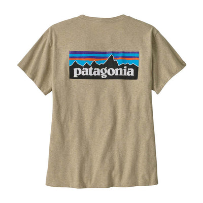 Patagonia Women's P-6 Logo Responsibili-Tee 2025 PUM PUMICE