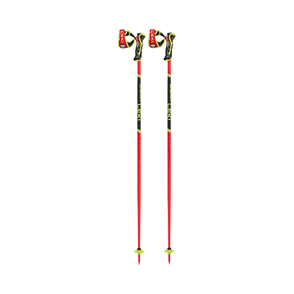 Leki WCR TBS SL 3D Ski Poles 2026 RED/YELLOW